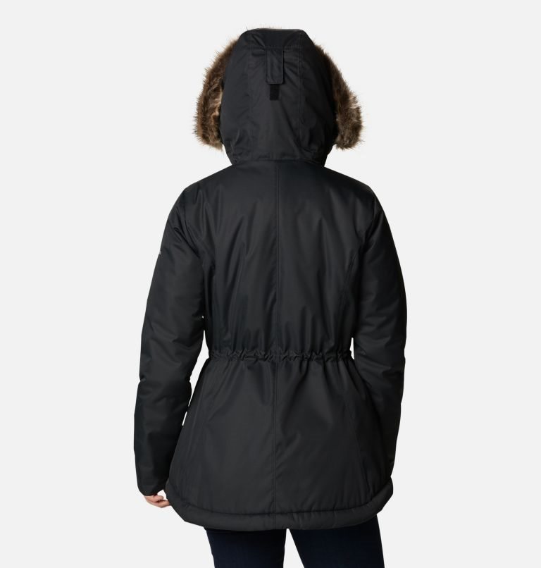 Women's Columbia Suttle Mountain II Insulated Jackets Black | CA-O6LC0