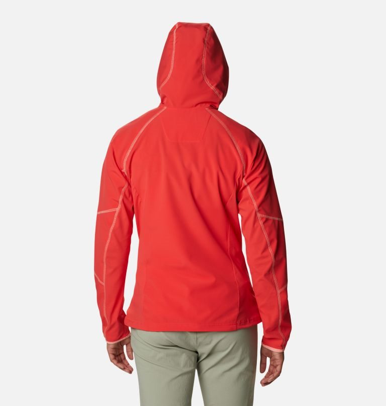 Women's Columbia Sweet As Hooded Shell Jackets Red | CA-AC408
