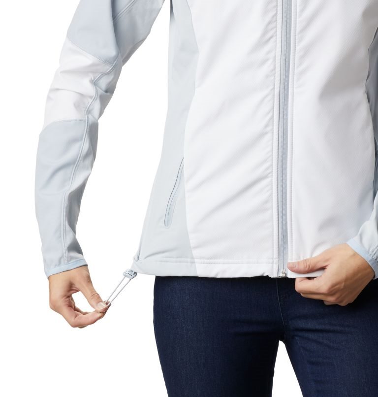 Women's Columbia Sweet As Hooded Shell Jackets White | CA-IL860