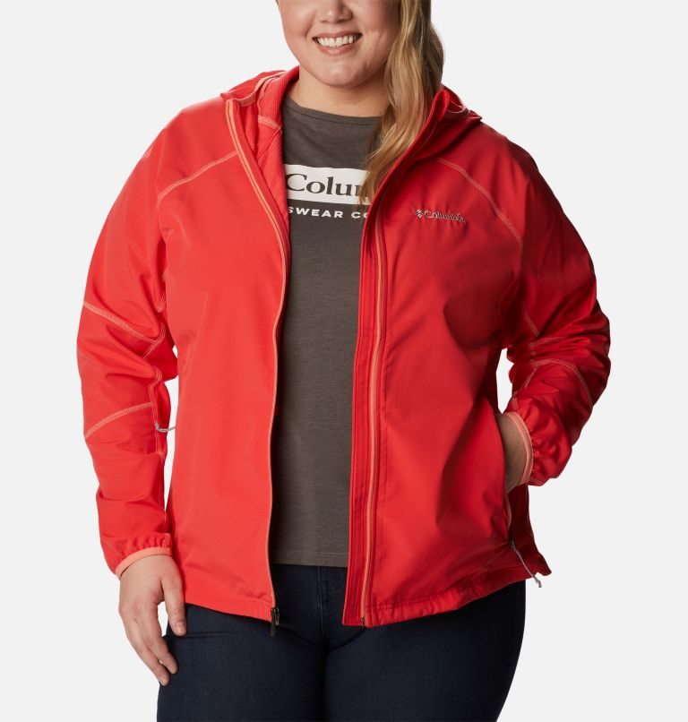Women's Columbia Sweet As Shell Jackets Red | CA-F6480