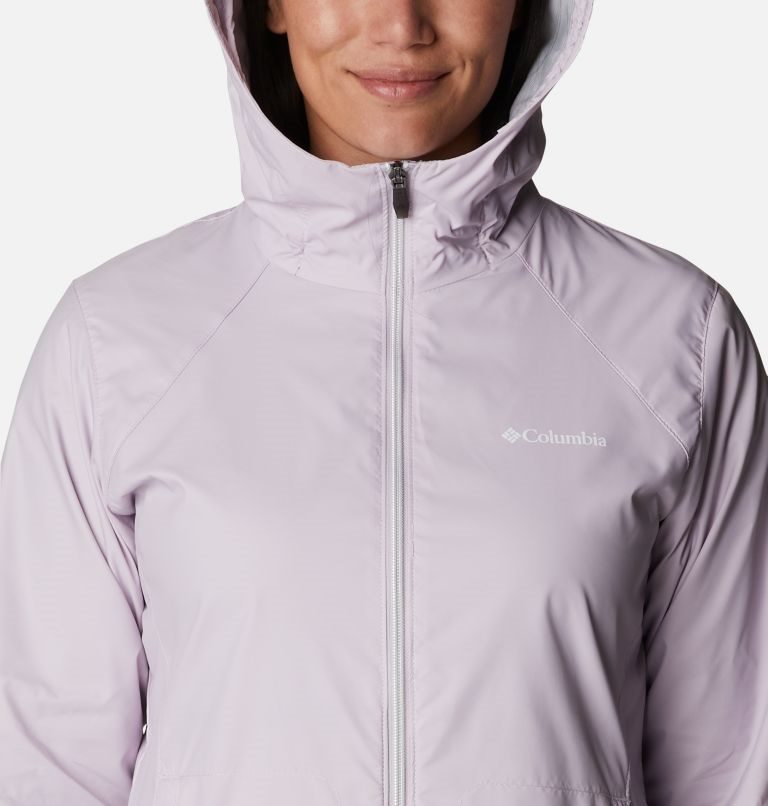 Women's Columbia Switchback Lined Long Jackets Lavender | CA-F5A31