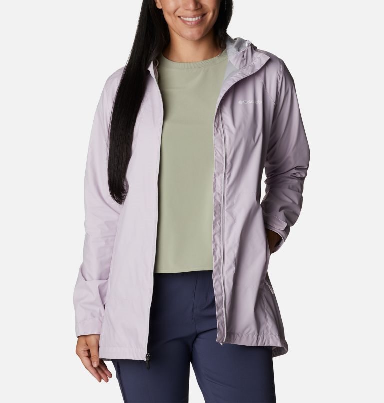 Women's Columbia Switchback Lined Long Jackets Lavender | CA-F5A31