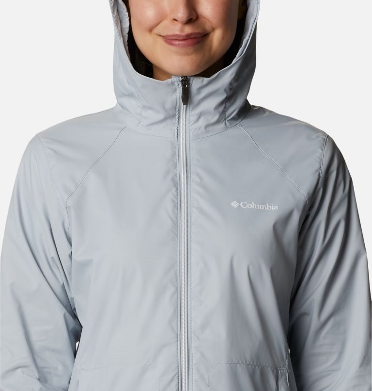Women's Columbia Switchback Lined Long Jackets Light Grey | CA-L514C