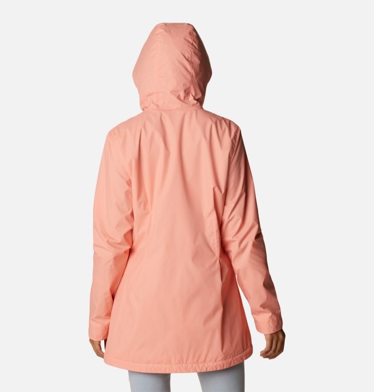 Women's Columbia Switchback Lined Long Jackets Coral | CA-RC6AL
