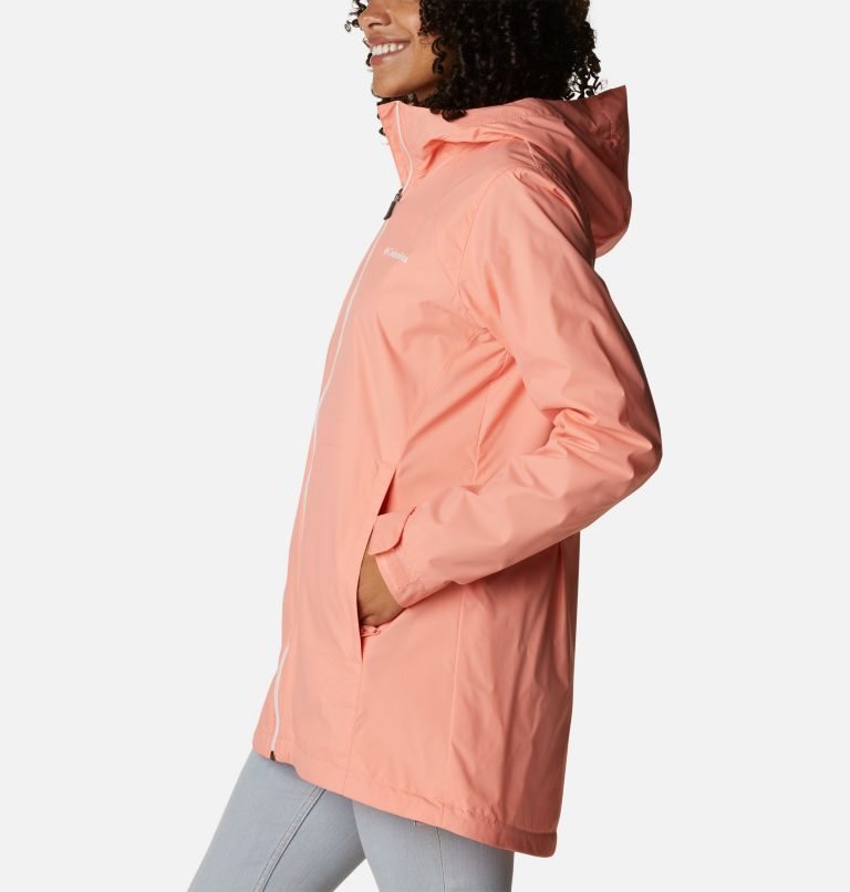 Women's Columbia Switchback Lined Long Jackets Coral | CA-RC6AL