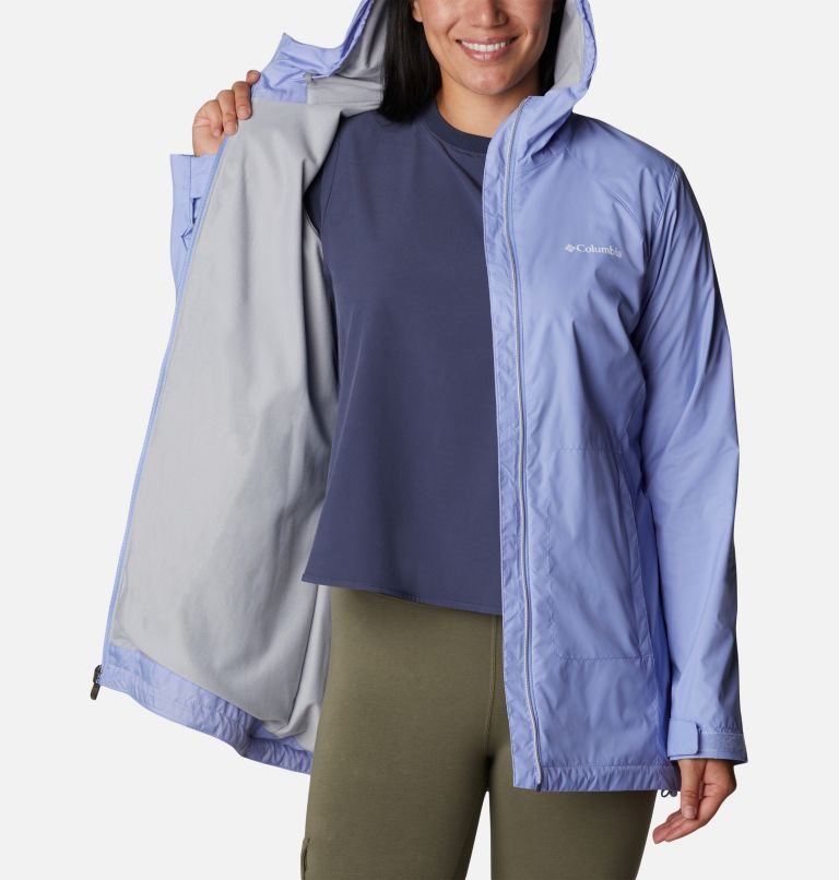 Women's Columbia Switchback Lined Long Jackets Blue | CA-S8L4A