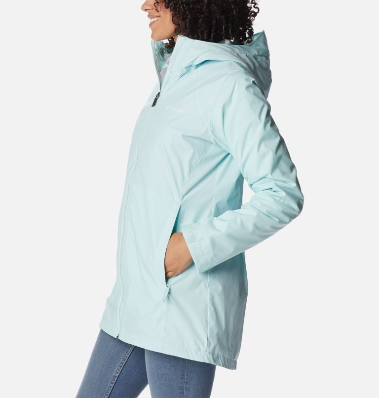 Women's Columbia Switchback Lined Long Jackets Light Blue | CA-UA418