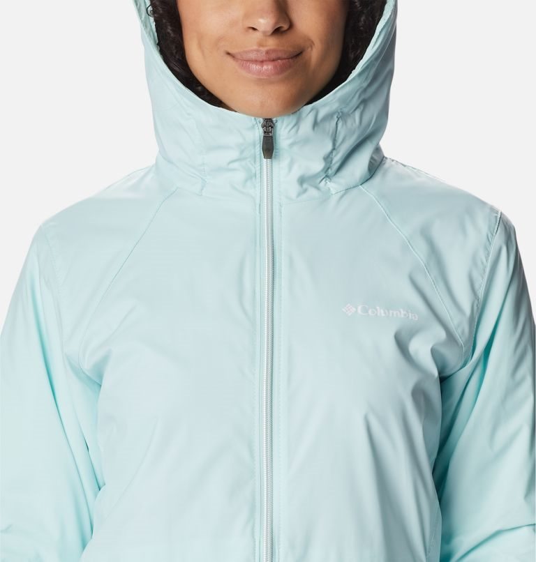 Women's Columbia Switchback Lined Long Jackets Light Blue | CA-UA418
