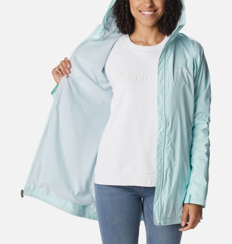Women's Columbia Switchback Lined Long Jackets Light Blue | CA-UA418