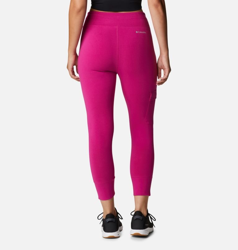 Women's Columbia Trek Capri Leggings Fuchsia | CA-I48A5