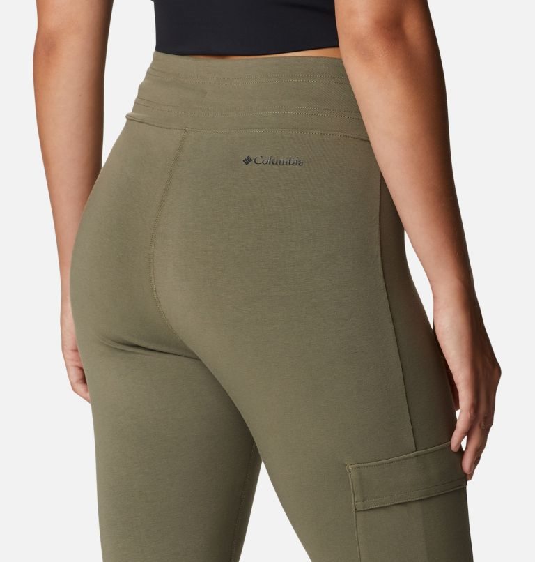 Women's Columbia Trek Capri Leggings Olive | CA-H1CL3