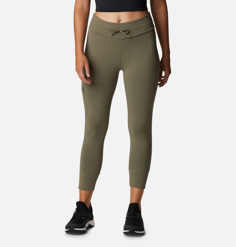 Women\'s Columbia Trek Capri Leggings Olive | CA-H1CL3