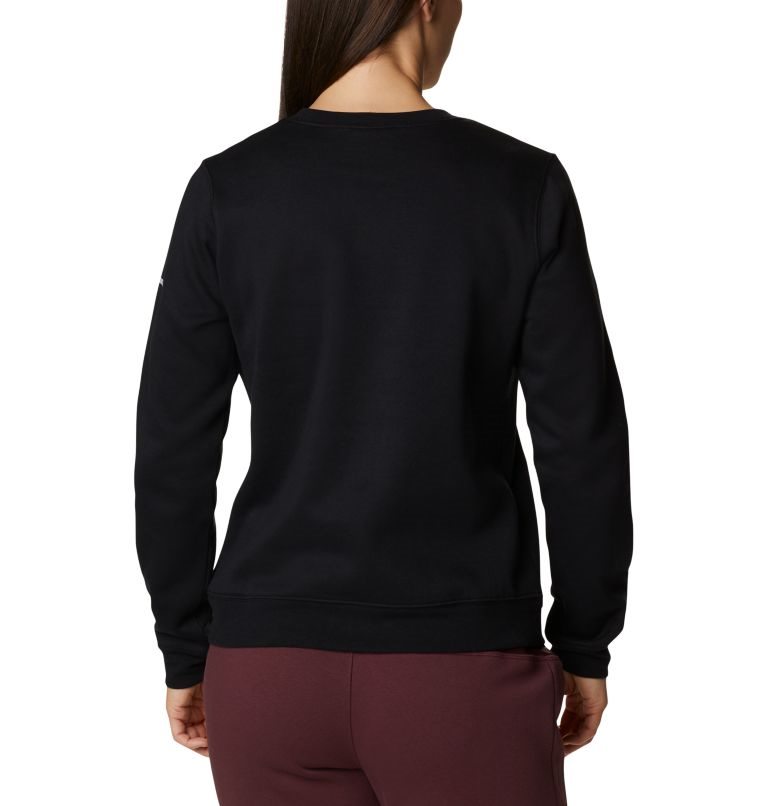Women's Columbia Trek Graphic Crew Sweatshirts Black | CA-VL46C