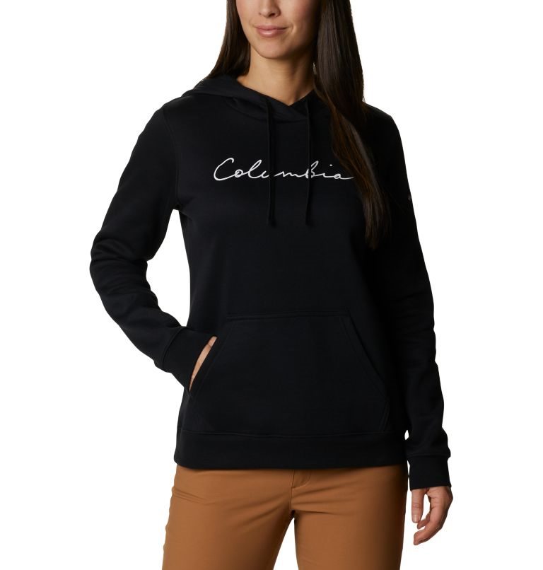 Women\'s Columbia Trek Graphic Hoodie Black | CA-A3L56