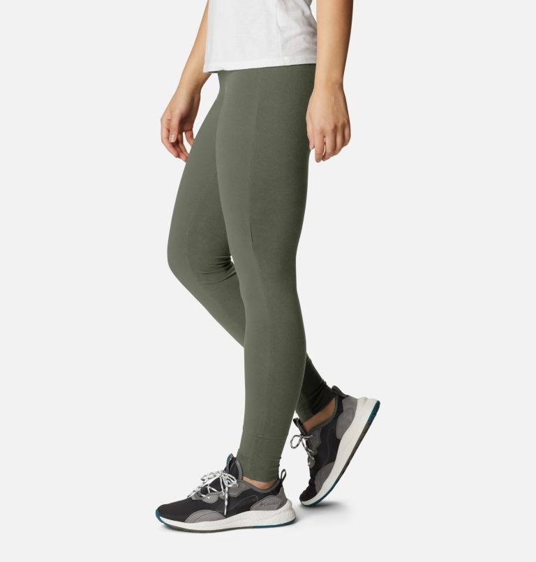 Women's Columbia Trek Leggings Olive | CA-N461A