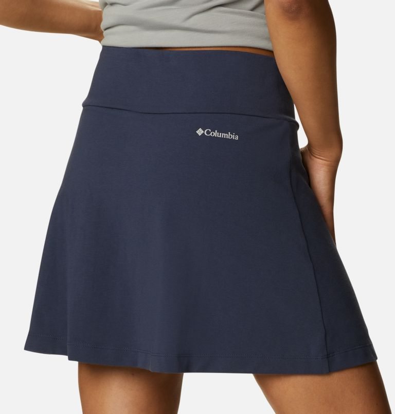 Women's Columbia Trek Skorts Navy | CA-QAL43