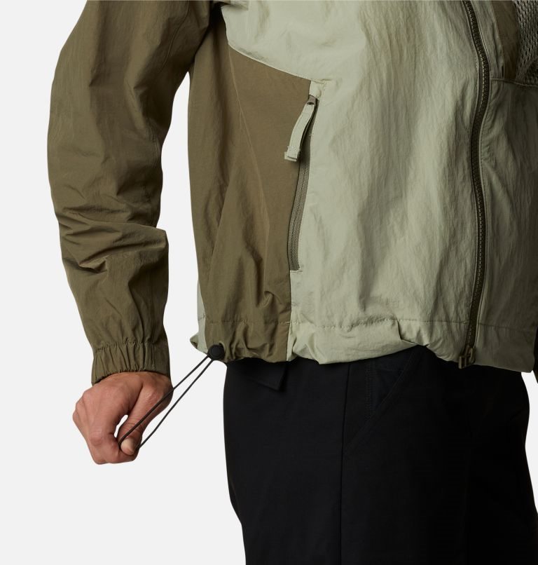 Women's Columbia Wallowa Park Novelty Windbreaker Jackets Olive | CA-C6058