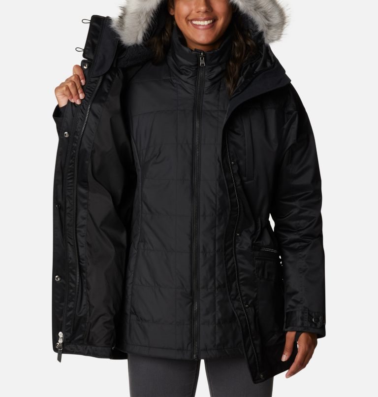 Women's Columbia Watson Lake Omni-Heat Infinity Interchange Insulated Jackets Black | CA-VC680
