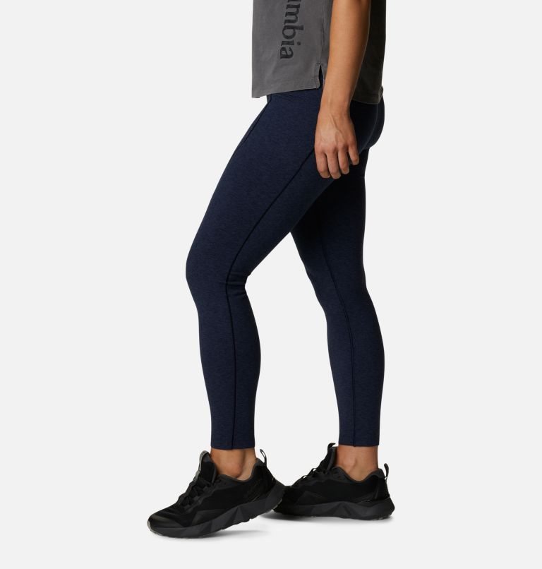 Women's Columbia Weekend Adventure 7/8 Leggings Navy | CA-M8061