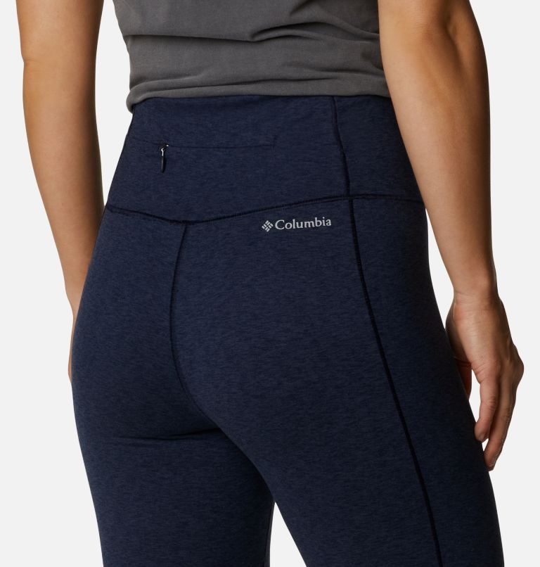 Women's Columbia Weekend Adventure 7/8 Leggings Navy | CA-M8061