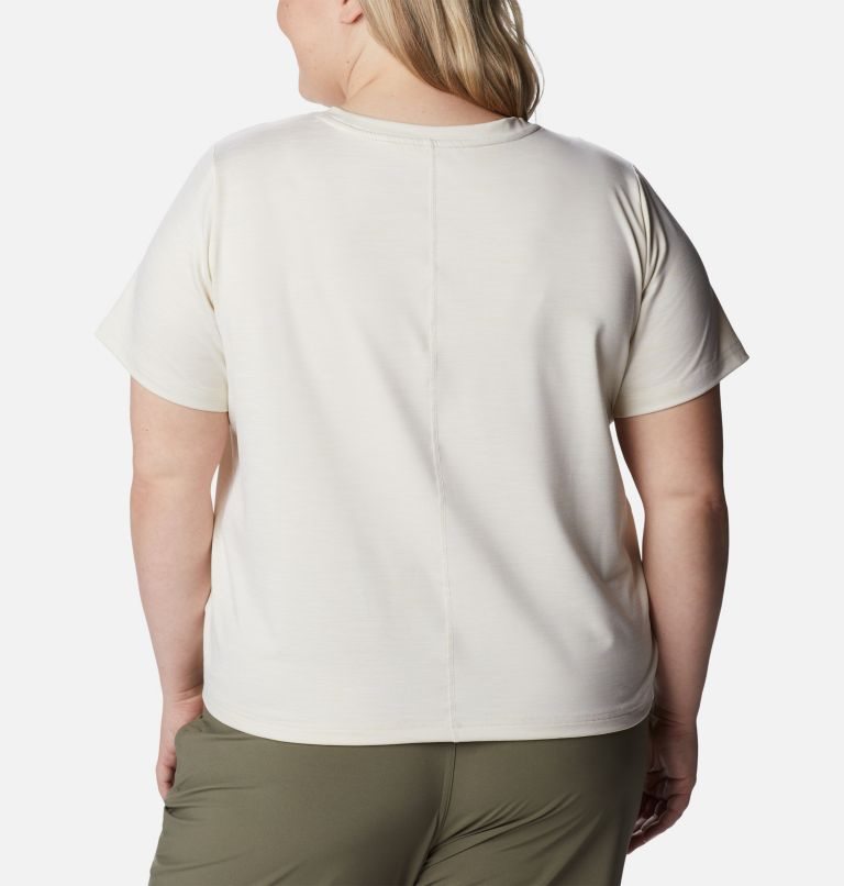 Women's Columbia Weekend Adventure Short Sleeve T Shirts White | CA-Y40CL