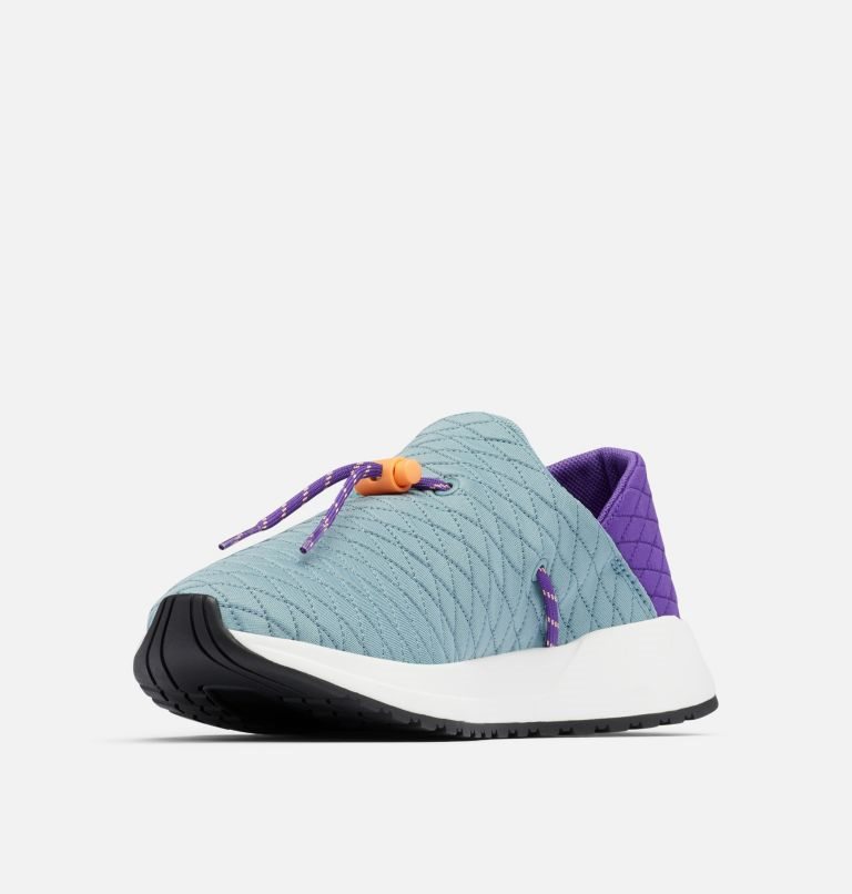 Women's Columbia Wildone Moc Sneakers Turquoise / Purple | CA-G1L3A
