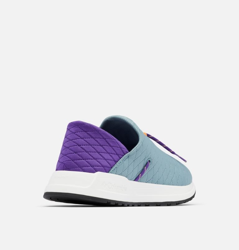Women's Columbia Wildone Moc Sneakers Turquoise / Purple | CA-G1L3A