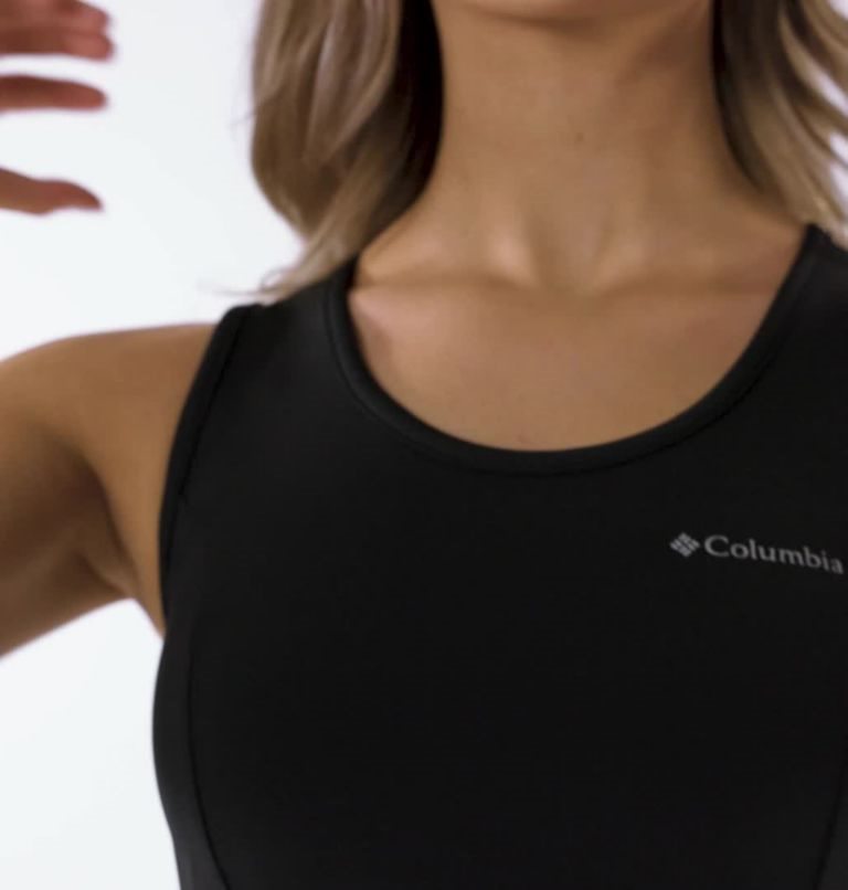 Women's Columbia Windgates II Cropped Tanks Black | CA-XL380