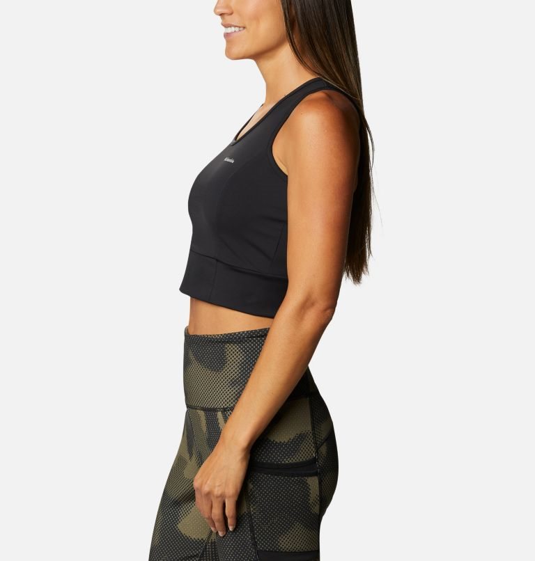 Women's Columbia Windgates II Cropped Tanks Black | CA-XL380